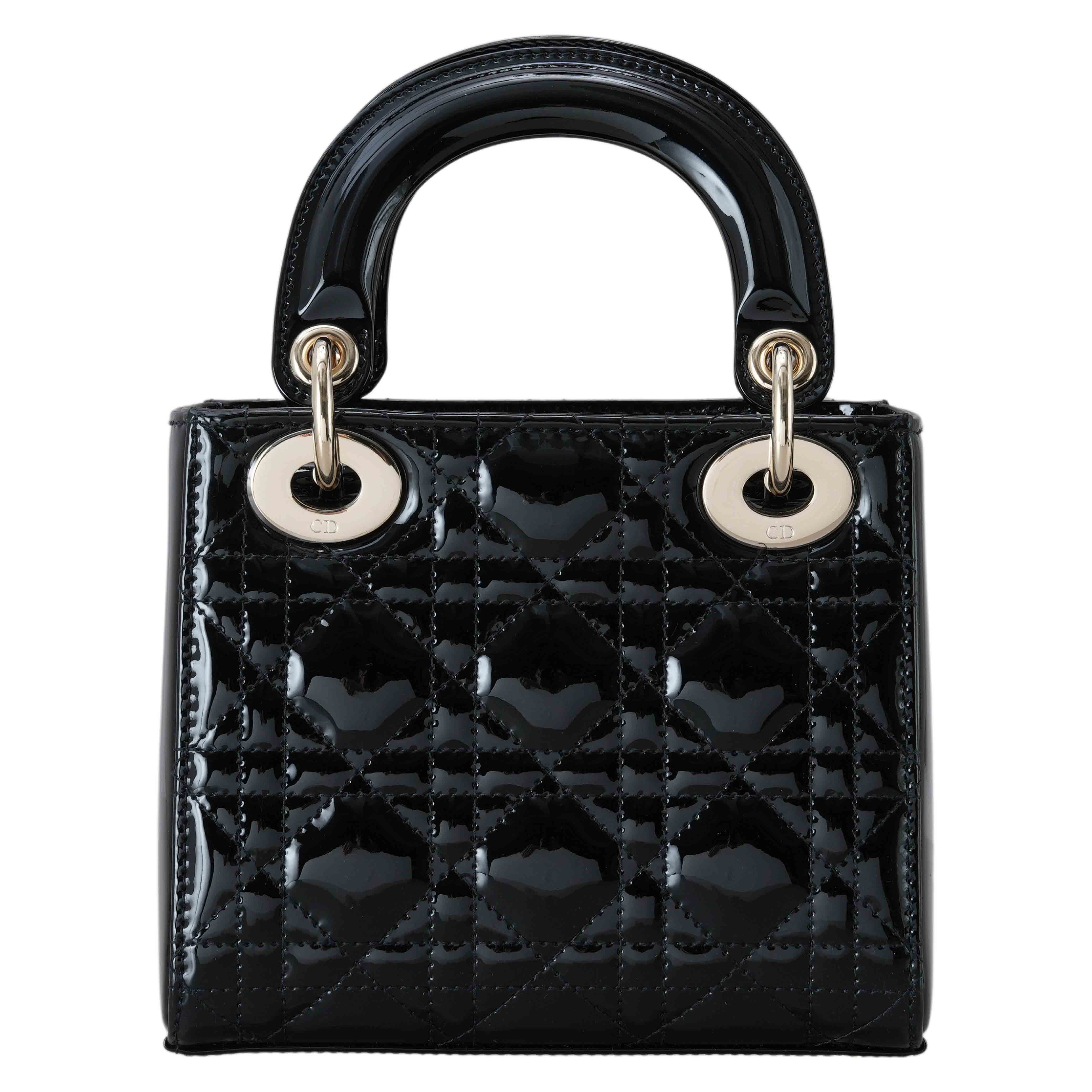 CHRISTIAN DIOR(USED)크리스찬디올 레이디디올 페이던트 미니백